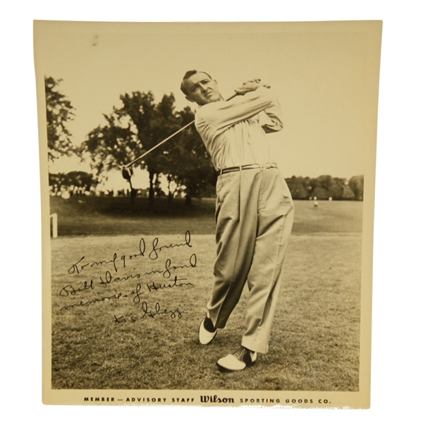 Vic Ghezzi Signed 8x10 Photo JSA COA