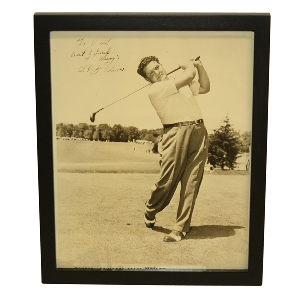 Ed Porky Oliver Signed Wilson Advisory 8x10 Photo - Deceased 1961 JSA COA