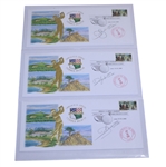 Lot of Three 100th U.S. Open Cachets From Pebble Beach