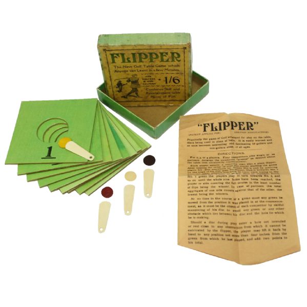 Complete Mint Condition Vintage Golf Flipper Game