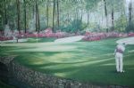Sam Snead Signed Ltd Edition 'The 13th At Augusta' Helen Rundell Artists Proof #25/50