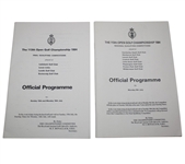 1984 Regional and Final Open Championship Qualifying Programmes