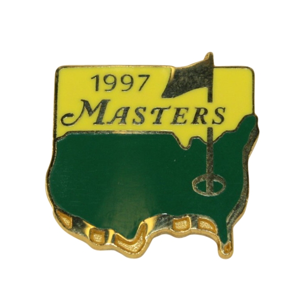 1997 Masters Commemorative Pin - Tigers First Masters Victory