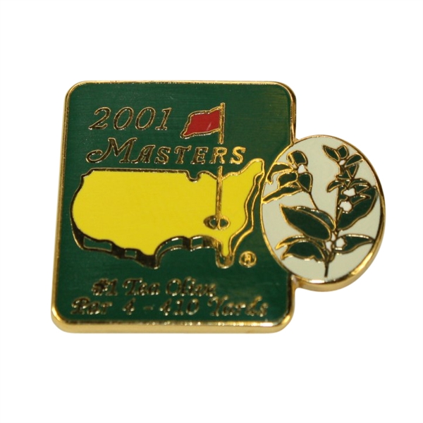 2001 Masters Commemorative Pin - Tigers 2nd Masters Victory