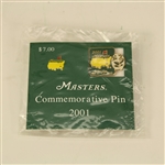 2001 Masters Commemorative Pin - Tiger's 2nd Masters Victory