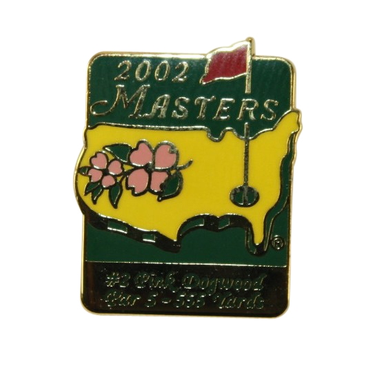 2002 Masters Commemorative Pin - Tigers 3rd Masters Victory
