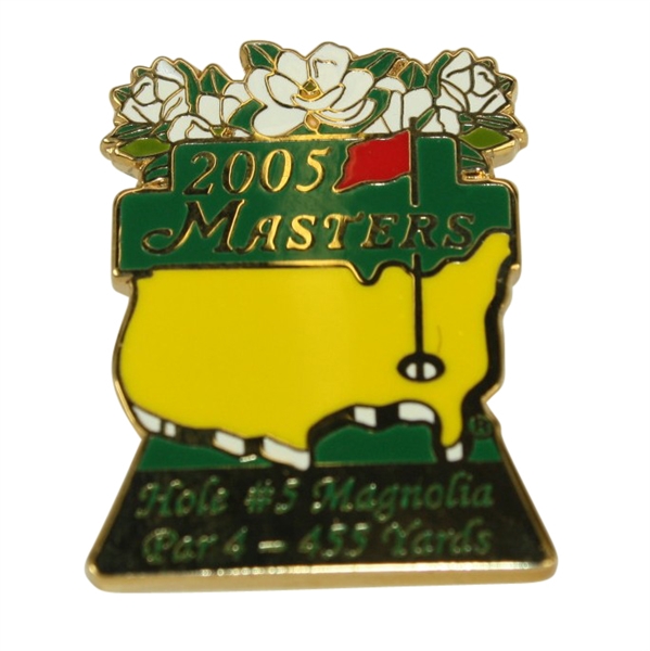2005 Masters Commemorative Pin - Tigers 4th Masters Victory