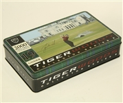 2000 Tiger Woods Nike Commemorative Open Champion Dozen Ball Tin Box Set