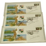 Tiger Woods Signed 100th U.S. Open Cachet From Pebble Beach Plus 2 Others JSA COA