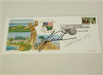 Tiger Woods Signed 100th U.S. Open Cachet From Pebble Beach Plus 2 Others JSA COA