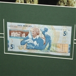Jack Nicklaus 16x20 Framed British Open Display with 5lb RBS Note