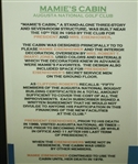 Mamie Eisenhower Signed Letter to Louise - Mamies Cabin - Framed JSA COA