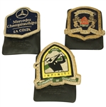 Lot of Three Pocket Crests - Infinity, Mercedes, and La Costa-Gifts to Past Years Tour Winners