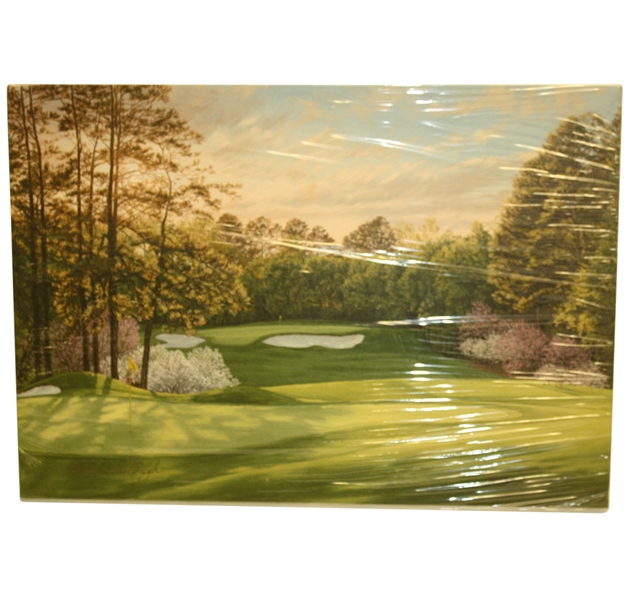 2000 Post Masters Gift - L. Hartough Signed & Limited Print - Hole 4 Flower Crab Apple w/ Orig.Packaging