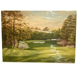 2000 Post Masters Gift - L. Hartough Signed & Limited Print - Hole 4 Flower Crab Apple w/ Orig.Packaging