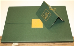 2000 Post Masters Gift - L. Hartough Signed & Limited Print - Hole 4 Flower Crab Apple w/ Orig.Packaging