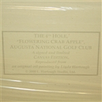 2000 Post Masters Gift - L. Hartough Signed & Limited Print - Hole 4 Flower Crab Apple w/ Orig.Packaging