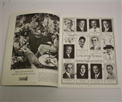 1934 First Annual Invitational Tournament Program - 1998 Reprint in Mint Condition 