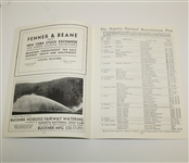 1934 First Annual Invitational Tournament Program - 1998 Reprint in Mint Condition 