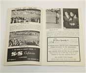1963 Masters Week Souvenir Book-Jack Nicklaus First Masters Win!