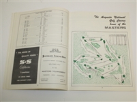 1964 Masters Week Souvenir Book-Arnold Palmer Wins 4th Title @Augusta