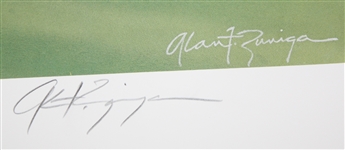 Arnold Palmer Signed Limited Edition 'The King In Augusta' Zuniga Print JSA #B76399