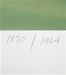 Arnold Palmer Signed Limited Edition 'The King In Augusta' Zuniga Print JSA #B76399