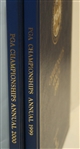 Lot of Tiger Woods Major Championship Annuals - Masters, PGA, US Open, and OPEN