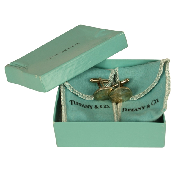 Mark Brooks 1996  Presidents Cup Tiffany Co.  Silver Cuff Links