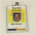 Mark Brooks' 2002 Masters Tournament Competitor ID Card