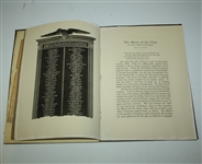 1923 Congressional Country Club Prospectus Book Includes Club History