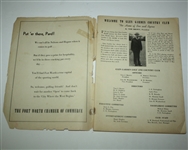 1945 1st Annual Fort Worth Open Golf Championship Program Hogan & Nelson Cover