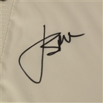 Jordan Spieth Signed 2015 US Open Embroidered White Flag - Chambers Bay JSA COA