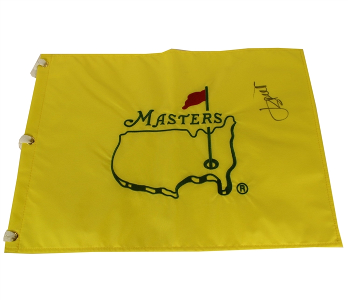 Jordan Spieth Signed Masters Undated Embroidered Flag JSA COA