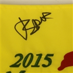 Jordan Spieth Signed Masters 2015 Embroidered Flag JSA COA