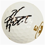 Hideki Matsuyama Autographed Memorial Logo Golf Ball JSA COA