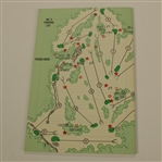 1972 Masters Spec Guide Signed by Jack Nicklaus-4th of 6 Wins @ Augusta- JSA COA