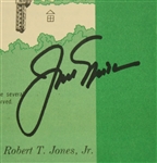 1975 Masters Spec Guide Signed by Jack Nicklaus-13th Career Major Win- JSA COA