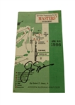 1986 Masters Spec Guide Signed by Jack Nicklaus JSA COA