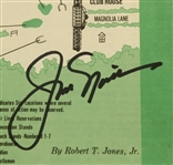 1986 Masters Spec Guide Signed by Jack Nicklaus JSA COA