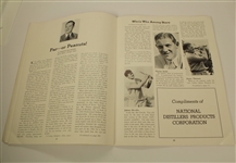 1939 Western Open Program with Pairing Sheet and Scorecard -Byron  Nelson Win 