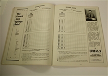 1941 First Tam O'Shanter All American  Program Signed by Winner Byron Nelson JSA COA