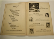 1944 Texas Victory Open Program Signed by Winner Byron Nelson JSA COA