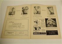 1944 Golden Valley Invitational Program Signed by Byron Nelson-Minneapolis, Mn