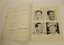1945 Big Fore Tournament Program Signed by Byron Nelson JSA COA