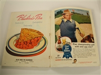 1945 PGA Championship Program Signed by Champ Byron Nelson -8th of 11 Straight Wins