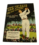 1946 New Orleans Open Program Signed by Winner Byron Nelson JSA COA