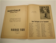 1946 New Orleans Open Program Signed by Winner Byron Nelson JSA COA