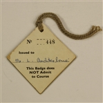 1972 Open Championship Guest Badge - Muirfield - #448 Lee Trevino Winner
