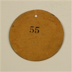1954 Open Championship Competitor Badge - Royal Birkdale - #55 Peter Thomson Winner